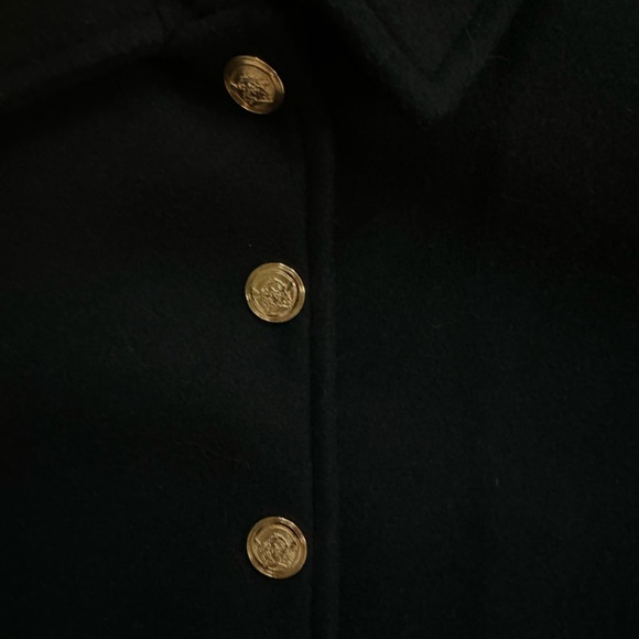 Navy blue button detailed jacket/ coat - Picture 4 of 4